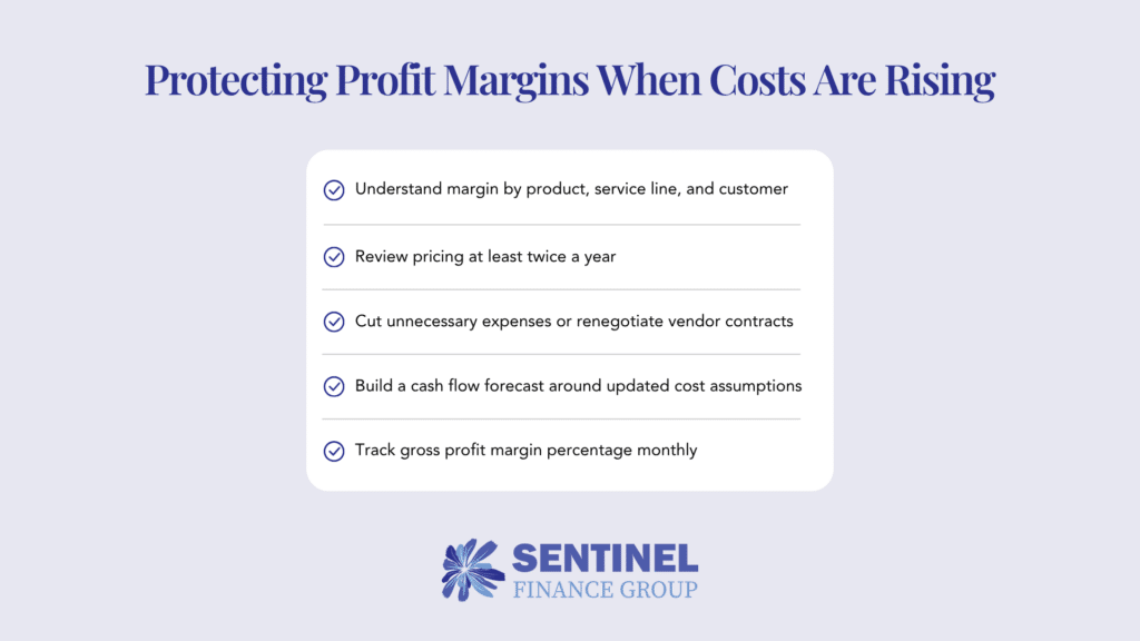 Protect profit margins