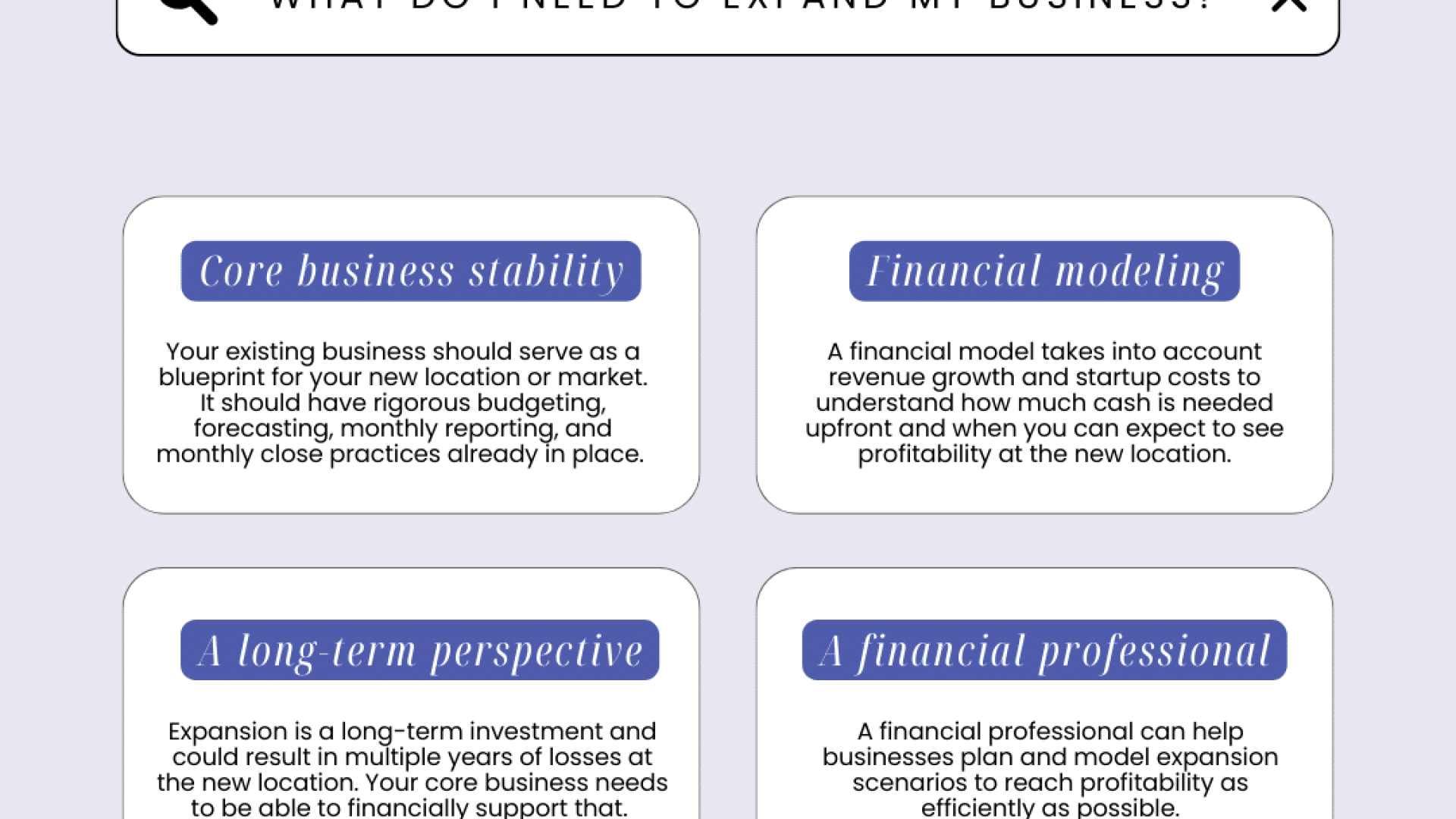 When and How To Expand Your Business